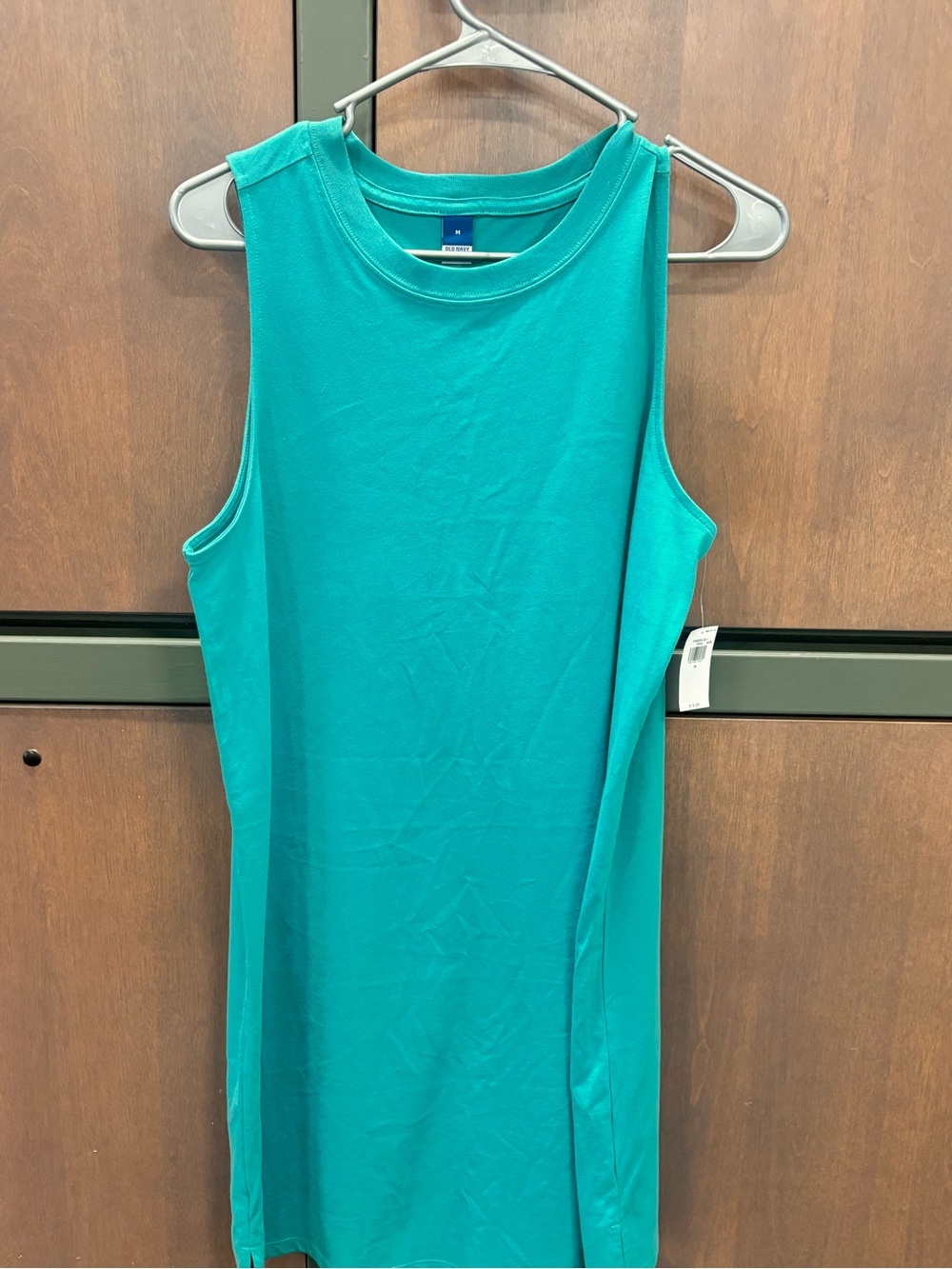 Old Navy Teal Sleeveless Tank Dress